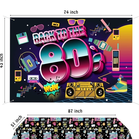 80's Party Decorations - Picture 2 of 5